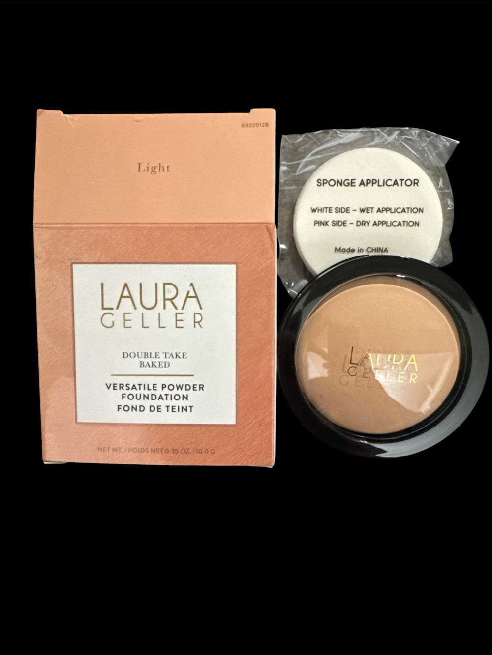 Laura Geller Double Take Baked Versatile Powder Foundation - Light NIB